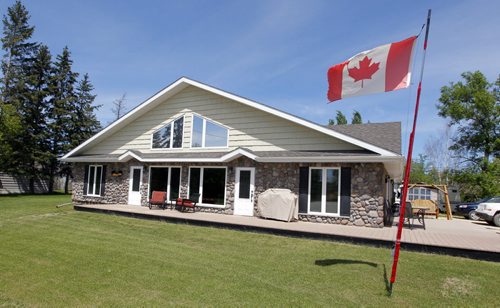 PHILANTHROPY - for Kevin Rollason story. Oli's Gesta Hus in honour of long-time Riverdale board member Oli Palson who devoted more than 20 years to Riverdale Place Homes. They operate for adults with intellectual disabilities in Arborg, Manitoba. BORIS MINKEVICH / WINNIPEG FREE PRESS  June 18, 2014