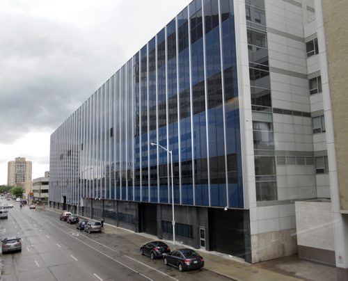 The new PSB, Public Safety Building, Police Station Graham Ave. between Smith St. and Garry St.  (Police are occupying part of the 10-storey tower, but all of the six-storey warehouse).Bart Kives story.Wayne Glowacki / Winnipeg Free Press June 23 2014