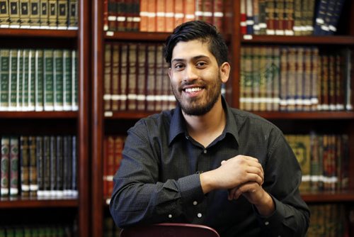 FAITH - story: New hotline for Ramadan  with Raza Hameed, Administrative Assistant at Manitoba Islamic Association and others manning the  hotline phone  at Grand Mosque, 2445 Waverley Street ,story by  Brenda Suderman June 23 2014 / KEN GIGLIOTTI / WINNIPEG FREE PRESS