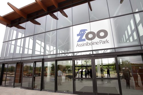 A sneak preview of the new entrance to Assiniboine Park Zoo at 2595 Roblin Blvd. for the media Tuesday. The new Journey to Churchill exhibit which will be the premiere polar bear and northern species exhibit in the world will open July 3rd. See news release. Wayne Glowacki / Winnipeg Free Press June 24 2014