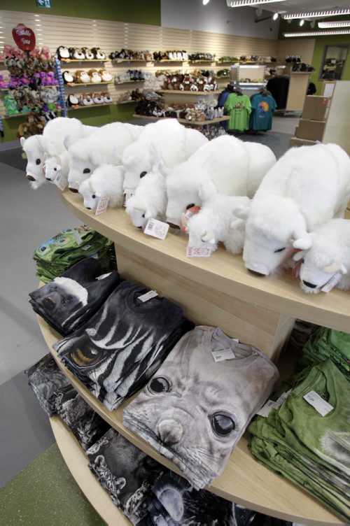 A sneak preview of the new entrance to Assiniboine Park Zoo with gift shop at 2595 Roblin Blvd. for the media Tuesday. (The new Journey to Churchill exhibit which will be the premiere polar bear and northern species exhibit in the world will open July 3rd.) See news release. Wayne Glowacki / Winnipeg Free Press June 24 2014