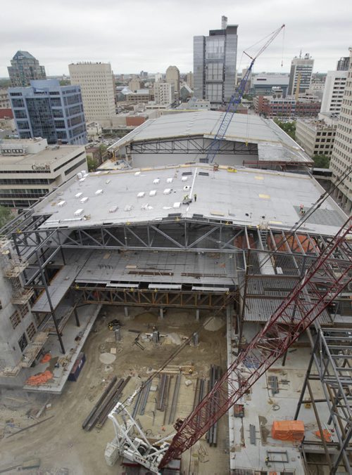Construction at the site of the expansion and renovation of the RBC Convention Centre Winnipeg. Wayne Glowacki / Winnipeg Free Press June 24 2014