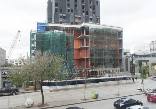 Construction at Centrepoint Development. Sarah Taylor / Winnipeg Free Press
