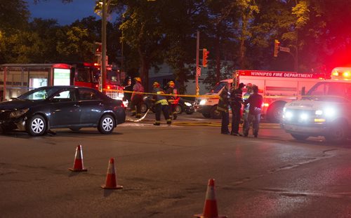 A car accident on Wellington and Academy took place Wednesday night. Sarah Taylor / Sarah Taylor