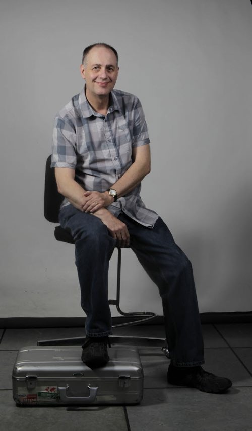 Portraits of  Free Press copy editor Bud Robertson.  June 26, 2014 Ruth Bonneville / Winnipeg Free Press