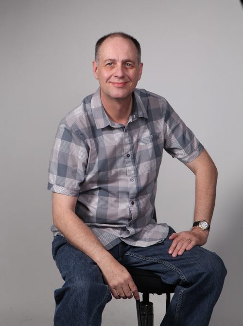 Portraits of Free Press copy editor Bud Robertson. June 26, 2014 Ruth Bonneville / Winnipeg Free Press