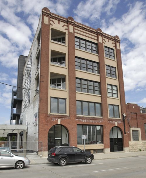 Nestor Budyk owns the building at 448 Hargrave St. and has spent years and tens of thousands of dollars converting it into an office/condo complex. Murray McNeill story Wayne Glowacki / Winnipeg Free Press June 26 2014