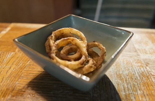 Traditional onion rings. Sarah Taylor / Winnipeg Free Press