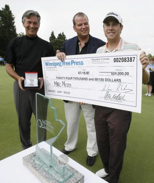 John Woods / Winnipeg Free Press / July 15/07- 070715  - Mike Mezei from Lethbridge won the 2007 Free Press Manitoba Classic Sunday July 15/07 at Pine Ridge Golf Club.