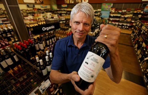 Grant Rigby, owner of Rigby Orchards in Killarney, is the province's only organic liquor producer. MLCC says organic liquor sales are growing at more than 10 per cent annually. Thursday, July 3, 2014. (TREVOR HAGAN/WINNIPEG FREE PRESS)