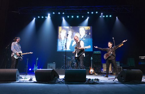 Local band Angry Dads performed Thursday night at the Burton Cummings Theatre in memory of their friend Kevin Walters, who was largely apart of Manitoba's music scene. Sarah Taylor / Winnipeg Free Press
