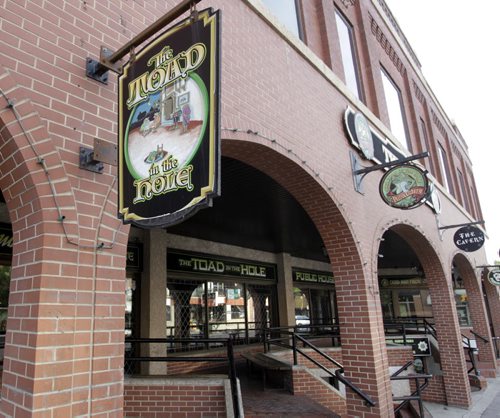 A person was reported stabbed outside The Toad In The Hole pub on Osborne St. early Friday morning. Wayne Glowacki / Winnipeg Free Press July 4  2014