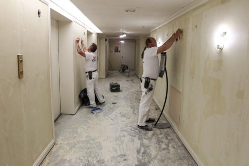 The Fairmont Winnipeg is undergoing renovation of three of its floors; 17,18 and 19. The renovation is expected to be finished by the end of September. 140713 - Sunday, July 13, 2014 -  (MIKE DEAL / WINNIPEG FREE PRESS)
