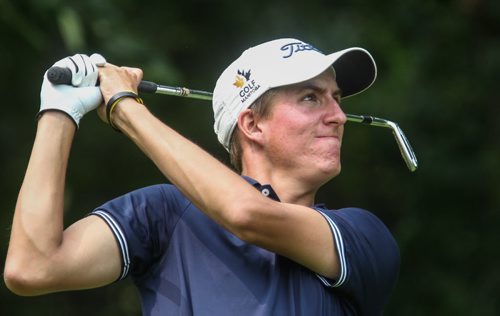 Travis Fredborg during the Manitoba Junior Golf Championships at Rossmere Country Club Thursday afternoon. 140717 - Thursday, July 17, 2014 -  (MIKE DEAL / WINNIPEG FREE PRESS)