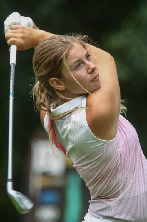 Veronica Vetesnik during the Manitoba Junior Golf Championships at Rossmere Country Club Thursday afternoon. 140717 - Thursday, July 17, 2014 -  (MIKE DEAL / WINNIPEG FREE PRESS)