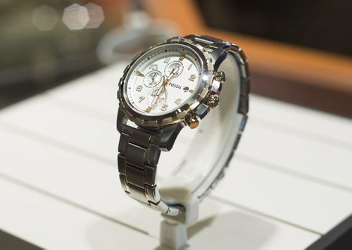 Silver and Gold Classic Fossil Watch (FS4795) $165 at Appelt's Regent. Sarah Taylor / Winnipeg Free Press July 8, 2014 Kelly's story