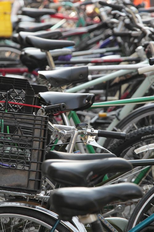 July 20, 2014 - 140720  -  Bikes parked at The Winnipeg Fringe Festival Sunday, July 20, 2014. John Woods / Winnipeg Free Press