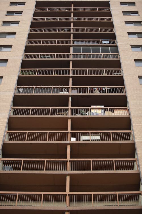 July 24, 2014 - 140724  -  Winnipeg apartment balconies photographed for a new rental agreement story Thursday, July 24, 2014.  John Woods / Winnipeg Free Press