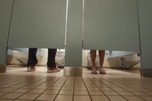 Photo Illustration. co-ed, unisex bathroom Wayne Glowacki / Winnipeg Free Press July 25  2014