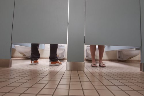 Photo Illustration. co-ed, unisex bathroom Wayne Glowacki / Winnipeg Free Press July 25  2014