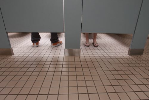 Photo Illustration. co-ed, unisex bathroom Wayne Glowacki / Winnipeg Free Press July 25  2014