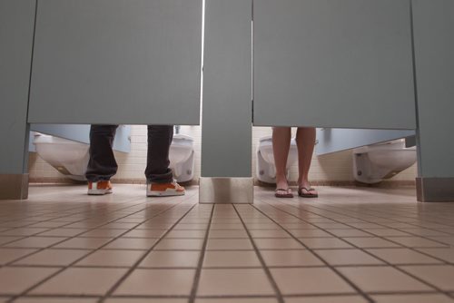 Photo Illustration. co-ed, unisex bathroom Wayne Glowacki / Winnipeg Free Press July 25  2014