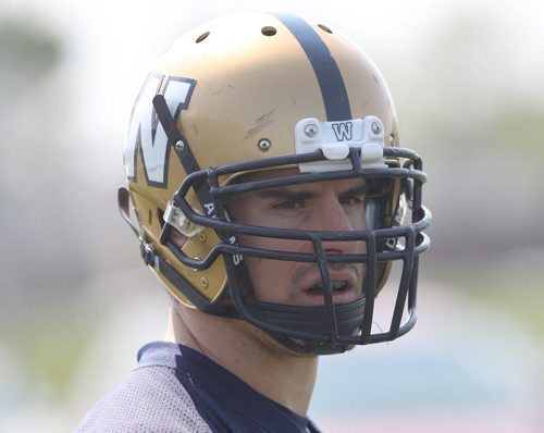 Winnipeg Blue Bombers LB  Ian Wild at practice Tuesday at the University of Manitoba soccer pitch See Tim Cambell story July 29, 2014   (JOE BRYKSA / WINNIPEG FREE PRESS)