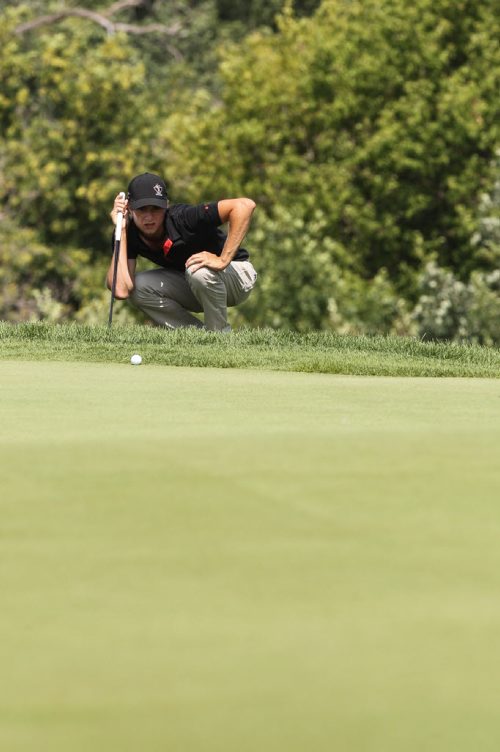 Charlie Boyechko from Winnipeg, MB during the Canadian Amateur golf championship at Southwood Golf and Country Club Monday afternoon. 140804 - Monday, August 04, 2014 -  (MIKE DEAL / WINNIPEG FREE PRESS)