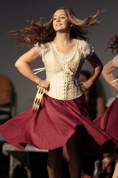 Folklorama
August 4, 2014 - 140804  -  Dancers perform at the Italian Pavilion in Winnipeg Monday, August 4, 2014.  John Woods / Winnipeg Free Press