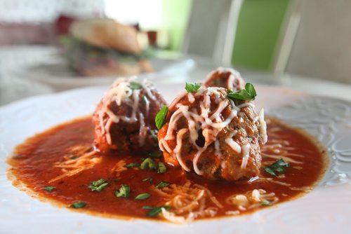 Restaurant Review - Little Maria's on Edmonton.  Little Maria's Porchetta & Meatballs.  Aug 02, 2014 Ruth Bonneville / Winnipeg Free Press
