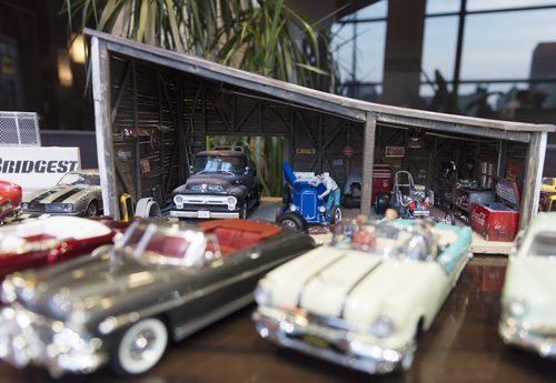The Winnipeg Diecast Group brought out their collector items to Pony Corral on St. Mary's Avenue on for their monthly meeting on Thursday evening. Sarah Taylor / Winnipeg Free Press August 7, 2014