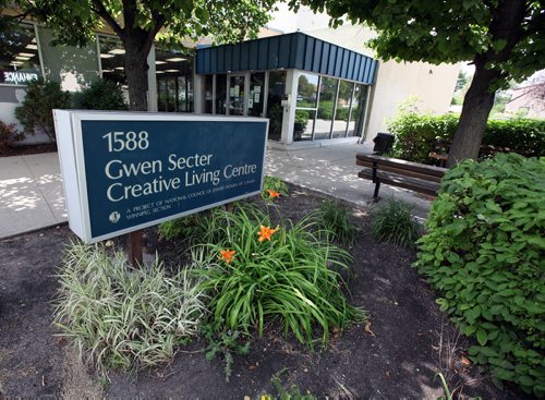 Gwen Secter Creative Living Centre 1588 Main St. The building is up for sale and the Jewish community is upset. Carol Sander's story. August 12, 2014 - (Phil Hossack / Winnipeg Free Press)