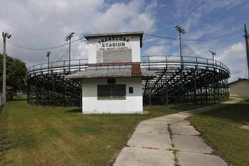 LOCAL - Transcona Stadium BALL FIELD BLUES Äî Transcona Stadium is going to be demolished this fall. The baseball facility, which I believe hosted some games during the Pan Am Games in 1999 (and maybe 1967 for that matter), is going to be replaced by condos.- Kirbyson storyAug 18 2014 / KEN GIGLIOTTI / WINNIPEG FREE PRESS