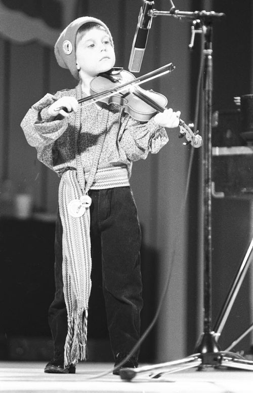 Curtis Urbanowich in February 1990 at the Festival du Voyageur. Ken Gigliotti / Winnipeg Free Press