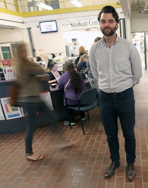 Rorie Mcleod Arnould, University of Winnipeg Students' Association -See 49.8 Jen Zoratti story- Aug 25, 2014   (JOE BRYKSA / WINNIPEG FREE PRESS) .