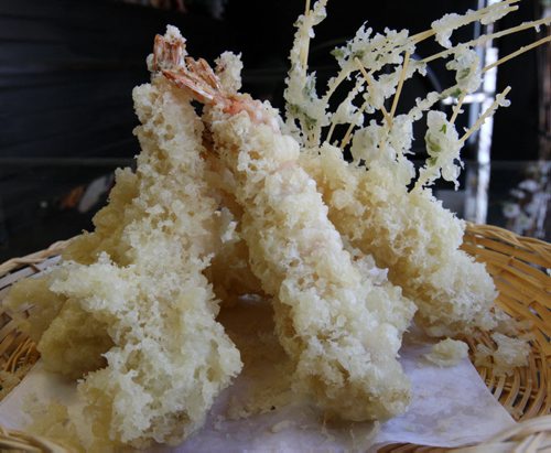 shrimp tempura at Watta Sushi - 837 Sherbrook - See Marion Warhaft review- Aug 27, 2014   (JOE BRYKSA / WINNIPEG FREE PRESS)