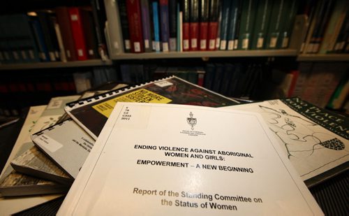 More than 40 different reviews, reports and investigations have looked at the issue of murdered and missing aboriginal women, or the root causes connected to it, in the last 18 years. At least 500 recommendations have been put forward. Why those who want an inquiry say this isnt good enough, with a look at what some of the reports wanted. (Rabson. w/box of titles of 40 studies to date for a powerful graphic element) ¤August 27, 2014 - (Phil Hossack / Winnipeg Free Press)