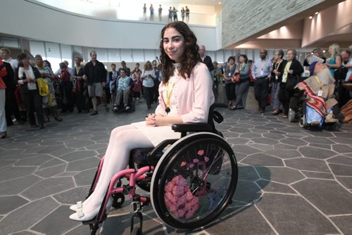 The Canadian Museum for Human Rights has signed up approximately 350 volunteers to help provide inspiring encounters with human rights.- Today the museum organized a gathering of many to welcome them to the facility, including xxxx-See Kevin Rollason  story- Sept 04, 2014   (JOE BRYKSA / WINNIPEG FREE PRESS)