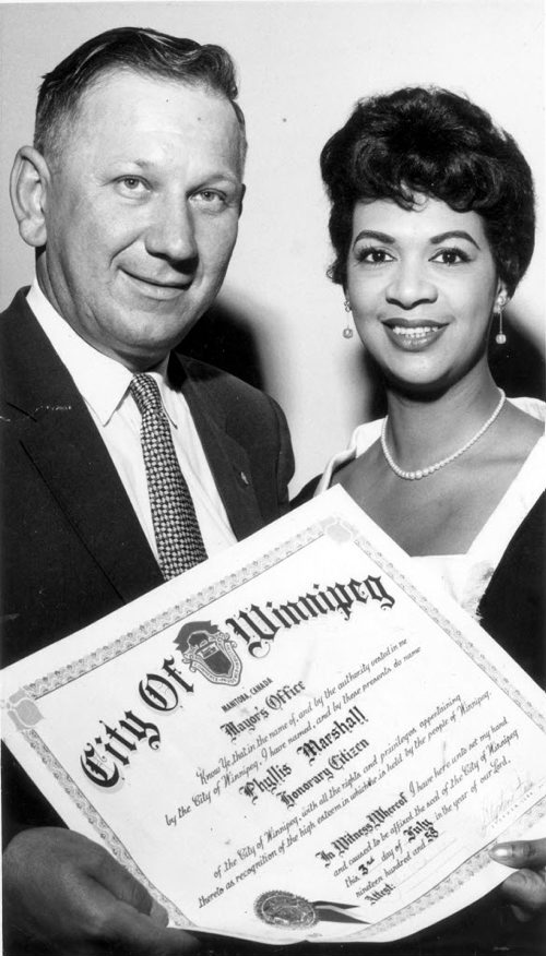 Steve Juba and Phyllis Marshall july 1958 winnipeg