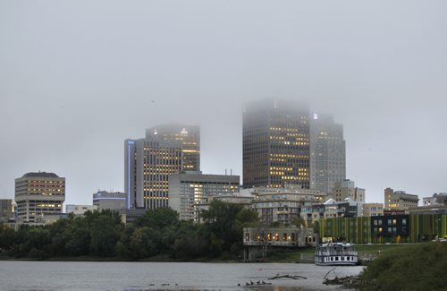 City Beautiful,49.8, Winnipeg cityscape. Wayne Glowacki/Winnipeg Free Press Sept.17  2014
