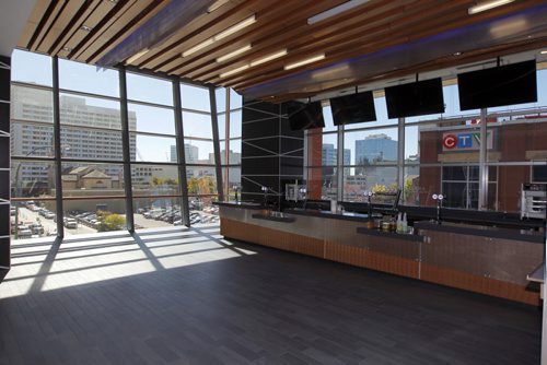 Tour of the renovations done off season at the MTS Centre where the Winnipeg Jets play.  New bar on 300 level. The Tower. BORIS MINKEVICH / WINNIPEG FREE PRESS  Sept. 22, 2014