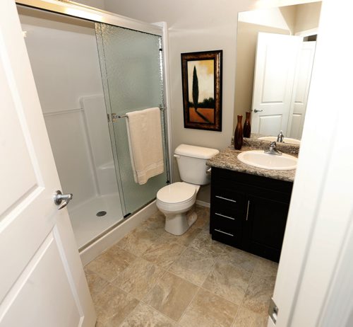 master bath - HOMES 214 Stan Bailie .  Ventura Custom Homes  new home sale . Todd Lewys story .SEPT  22 2014 / KEN GIGLIOTTI / WINNIPEG FREE PRESS