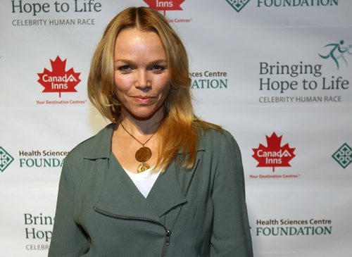 CELEBRITY HUMAN RACE-Celebrity Draft Party red carpet- Actress Lauren Bowles- True Blood-at the Stereo Night Club 1034 Elizabeth Road- The Health Sciences Centre Foundation Celebrity Human Race brings action, entertainment and interactive philanthropy to Winnipeg Friday September 26th and Saturday September 27th, 2014- The race starts at the Health Sciences entre-820 Sherbook Ave Saturday at 1130 Am- Standup Photo- (more info from email if required)- Sept 26, 2014   (JOE BRYKSA / WINNIPEG FREE PRESS)