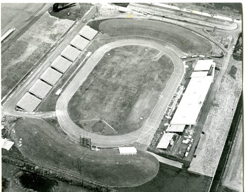 Gerry Cairns/Winnipeg Free Press   Track and field stadium at University of Manitoba (July 22, 1967)