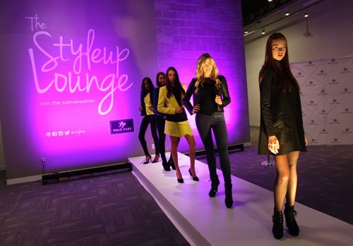 Fashion show at the Styleup Lounge at Polo Park Shopping Centres opening of their $49 million redevelopment. As part of the media event we will be unveiling 17 new retail outlets. The 114,000 square feet of redeveloped and new space will feature first-to-market-See Murray McNeil story- Oct 01, 2014   (JOE BRYKSA / WINNIPEG FREE PRESS)