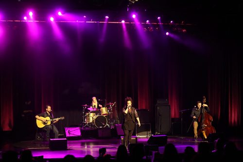 Winnipeg's Marijos¾©e performs at the Western Canadian Music Awards, being held at Club Regent Casino, Sunday, October 5, 2014. (TREVOR HAGAN/WINNIPEG FREE PRESS)