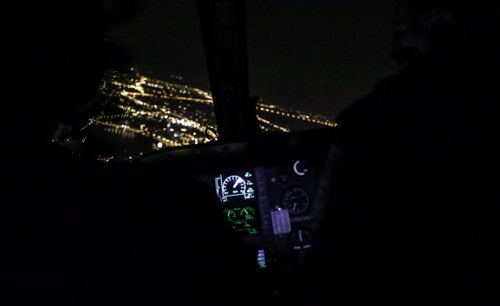 View from aboard Winnipeg Police Services Air 1 helicopter.  140818 - Monday, August 18, 2014 - (Bruce Owen / Winnipeg Free Press)