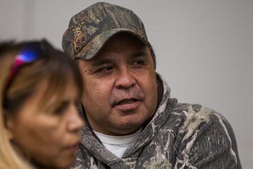 Wayne Scott at a Town hall meeting to hear local concerns about the forest north of Grand Rapids, MB, where a massive fire in 2008 destroyed 53,008 hectares of forest. 140929 - Wednesday, September 08, 2014 -  (MIKE DEAL / WINNIPEG FREE PRESS)