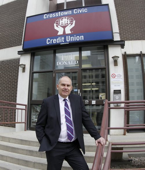 Finance / Money Matters.  Peter Enns, CEO of Crosstown Civic Credit Union.  Joel Schlesinger story Wayne Glowacki/Winnipeg Free Press Oct. 8 2014