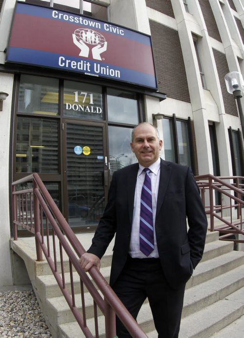 Finance / Money Matters.  Peter Enns, CEO of Crosstown Civic Credit Union.  Joel Schlesinger story Wayne Glowacki/Winnipeg Free Press Oct. 8 2014